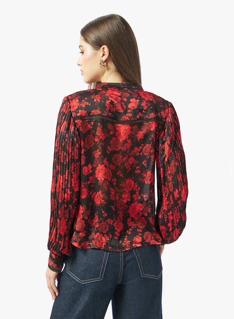 GUESS New Josette Printed Long Sleeve Shirt - Image 2